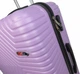Большой пластиковый чемодан на колесах 115L GD Polo 60k001 сиреневый - изображение 4