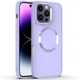 TPU чохол Bonbon Metal Style with MagSafe для Apple iPhone 16 Pro (6.3") Бузковий / Dasheen - изображение 1