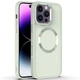 TPU чохол Bonbon Metal Style with MagSafe для Apple iPhone 16 Pro (6.3") Білий / White - изображение 1