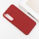 TPU чохол Bonbon Metal Style для Samsung Galaxy S24+ Червоний / Red - изображение 3