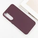 TPU чохол Bonbon Metal Style для Samsung Galaxy S23+ Бордовий / Plum - изображение 3