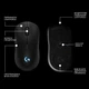 Мышка беспроводная Logitech G Pro 2 Lightspeed Black (530350) - изображение 7