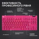 Клавіатура Logitech G Pro X TKL Lightspeed Tactile Magenta (920-012159) - зображення 5