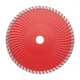 Диск алмазный отрезной по бетону TURBO 180х2.6х7х22 мм Intertool - изображение 2