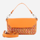 Torebka crossbody damska mała IUNTOO 106003-ALBICOCCA Pomarańczowa (800070318306) - obraz 4