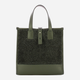 Torba shopper damska IUNTOO 115003-GRIGIO+TEDDY-GRIGIO Szara (800070310029) - obraz 2