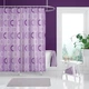 Шторка для ванної Tropik Rings фіолетова 180*200 см BS-5033-V5 - зображення 1