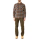 Фланельна сорочка Smith's Workwear Two-Pocket Flannel Shirt Color: Camel Brown (S3255B) XL - зображення 7