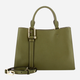 Torba shopper damska skórzana Furla Nuvola M WB01336BX20452810S1007 Zielona (800070325832) - obraz 4