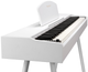 Pianino cyfrowe MusicMate MM-P40-W ClassicTouch (5904119284090) - obraz 4