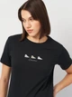 Футболка хлопковая женская Converse Chuck Taylor Graphic Tee 10027753-001 M Black (194435392745) - изображение 4