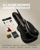 Акустическая гитара Donner Acoustic Guitar Cutaway Black (Комплект) - изображение 7