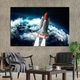 Картина на холсте Полёт космической ракеты 51x34 см (V223-1_M) - изображение 1