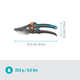 Секатор Gardena PremiumCut Pro flex (S-XL) 24 мм (12252-20.000.00) - изображение 5