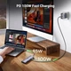 Хаб Ugreen CM498 USB3.1 TypeC 9-in-1 HDMI60Hz VGA USB 3.0х3 RJ45 PD 100W Grey (15600) - зображення 4
