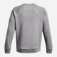 Bluza bez kaptura męska Under Armour UA Rival Fleece Crew 1379755-025 XL Szara (196884798666) - obraz 6