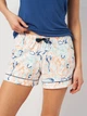 Пижама (футболка + шорты) женская больших размеров хлопковая Cornette Womens sleepwear 822-315 Lily А25 XL Синий/Розовый/Оранжевый (5902458254538) - изображение 6