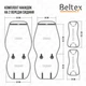 Премиум накидки для передних сидений BELTEX BX85250 Chicago grey 2шт - изображение 7
