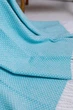 Плед жаккардовый Vladi Валенсия/BOUCLE белый-мята 200х220 - изображение 3