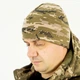 Шапка камуфляжна трикотажна демісезонна, забарвлення світлий Піксель - зображення 10