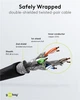 Патч-корд Goobay RJ45 SFTP7 1.5m patch AWG26 D=6.2mm LSOH PoE+ Cu чорний(75.09.1599) - изображение 4
