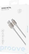 Кабель Proove Dense Metal Micro USB 2.4A 1 м White (504970003) - изображение 5
