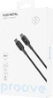 Кабель Proove Flex Metal Type-C to Type-C 60 Вт 1 м Black (505050001) - изображение 2