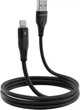 Кабель Proove Soft Silicone Lightning 2.4A 1 м Black (492020001) - изображение 2