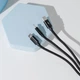 Кабель Proove Triple Connection 3-in-1 Type-C + Micro USB + Lightning 1.2 м Black (491920001) - изображение 4