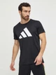 Футболка спортивная длинная мужская Adidas Run It Tee IL7235 S Черная (4067887721929) - изображение 1