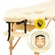 Массажный стол складной 4FIZJO Massage Table Wood W60 Beige (P-5907739318350) - изображение 7