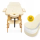 Массажный стол складной 4FIZJO Massage Table Wood W60 Beige (P-5907739318350) - изображение 9