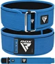 Пояс для тяжелой атлетики RDX RX1 Weight Lifting Belt BLUE-XL Синий (WBS-RX1U-XL) - изображение 4