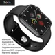 Смарт годинник Hoco Y1 (Bluetooth, Android, iOS, 1,75", 230 мАг, дзвінки, SMS, соцмережі, керування музикою, магнітна зарядка) - Чорний - зображення 1