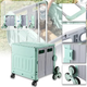 Тележка для пикника складная на 8 колес с складным ящиком Easy Camping EC-0978 Green - изображение 5