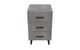 Тумба Вива 3 на конусных ножках Ferrum-decor 56,5x35x40 Черный металл ДСП Бетон 16 мм (VIVA300) - изображение 1