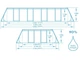Каркасний басейн Bestway 56465 Розмір 549х274х122 см Power Steel Frame Pool фільтр-насос,драбина,тент - зображення 3