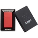 Запальничка Zippo 1633 Slim Red Matte - изображение 6