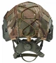 Балістичний шолом каска FAST Helmet NIJ IIIA оливковий і кавер мультикам - изображение 4