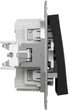 Выключатель без фиксации 2-клавишный Schneider Electric Asfora Антрацит (EPH1100171) - изображение 6
