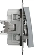 Кнопка двойная Schneider Electric Asfora самозажимная Сталь (EPH1100162) - изображение 6