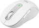 Комп'ютерна миша Logitech бездротова Signature M650 for Business Large Off-White - зображення 2