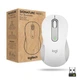 Комп'ютерна миша Logitech бездротова Signature M650 for Business Large Off-White - зображення 4