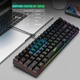 Клавіатура дротова HXSJ V200 Black - зображення 5