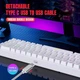 Клавіатура дротова HXSJ V200 White - зображення 5