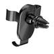 Тримач для мобільного BOROFONE BH48 Warrior Air outlet Gravity Car holder Black - изображение 7