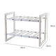 Регульована кухонна полиця 38-70см KITCHEN RACK / Полиця для зберігання посуду / Розсувний органайзер під мийку - зображення 9