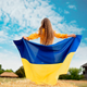 Флаг Украины 140*90см в деревянном кейсе / Флаг Украины ко Дню Независимости в коробке с гравировкой - изображение 6