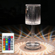 Декоративна кришталева LED лампа - нічник p USB, Crystal Light / Світлодіодна настільна лампа - зображення 1