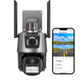 Камера видеонаблюдения уличная 8MP, WIFI, Dual Lens Zoom / Уличная вайфай камера / Охранная IP камера - изображение 5